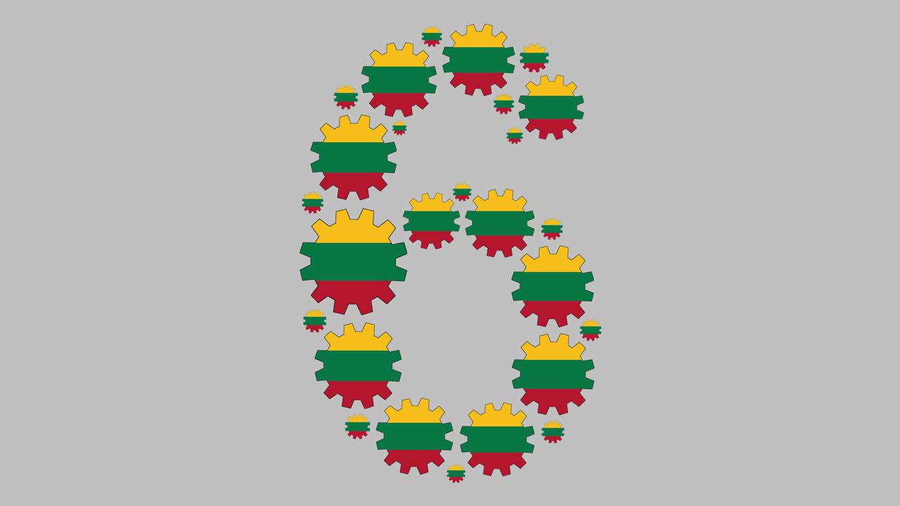 리투아니아 숫자 6