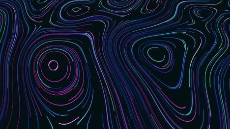 abstract colorful flowing lines pattern