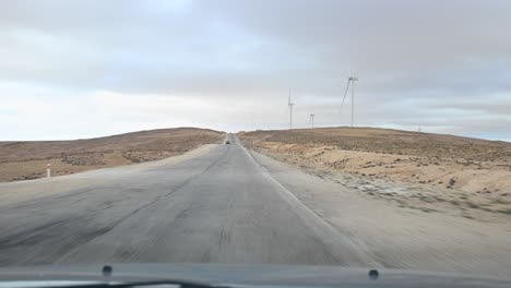 driving king's highway in jordan, one of the most famous roads in the middle east, king’s highway is winding from north to south of the country.