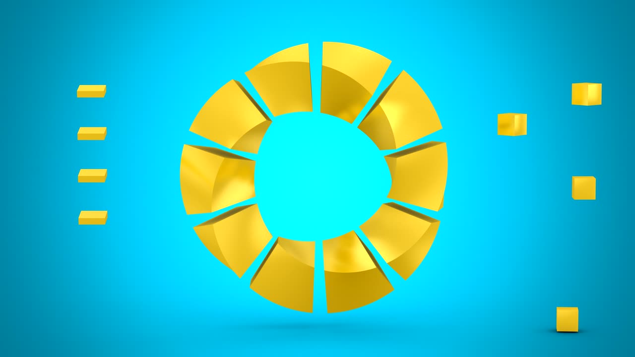 회전하는 기하학적 모양