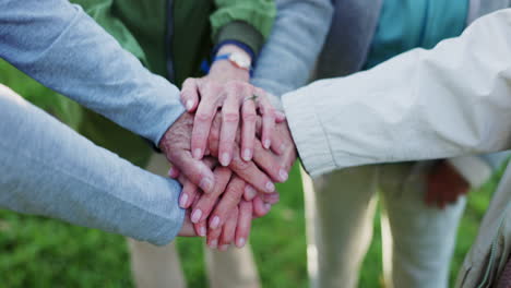 Elderly-people,-hands-together