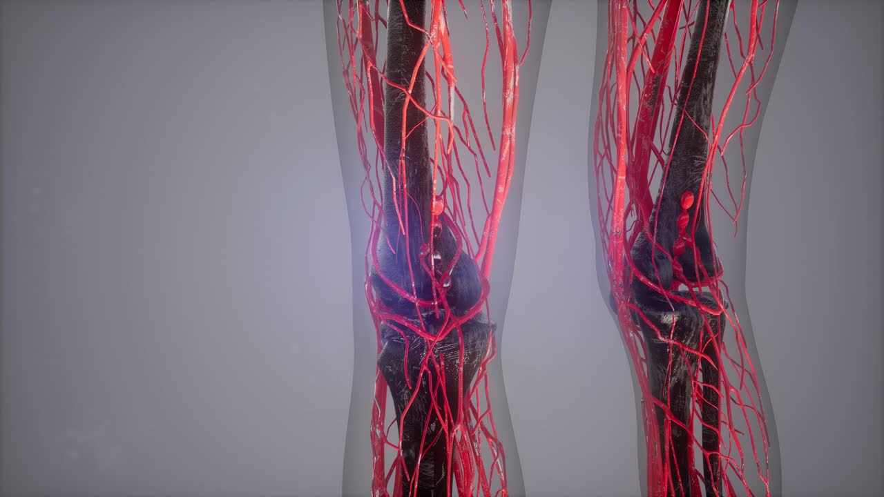 인체의 해부학 단층 촬영 스캔