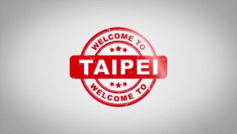 bienvenido al sello gráfico de taipei