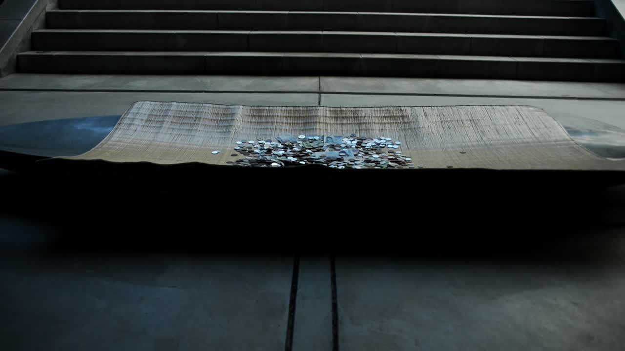 Imposing White Buddha Statue in Modern Japanese Temple