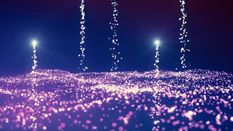 abstract background with sparkling lights