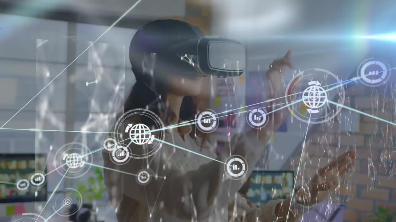 가상현실 인터페이스에 대한 그래프와 차트입니다.