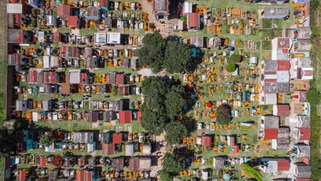 Hyperlapse-of-a-pantheon-or-graveyard-in-mexico-during-the-mexican-celebration-of-"Dia-de-Muertos