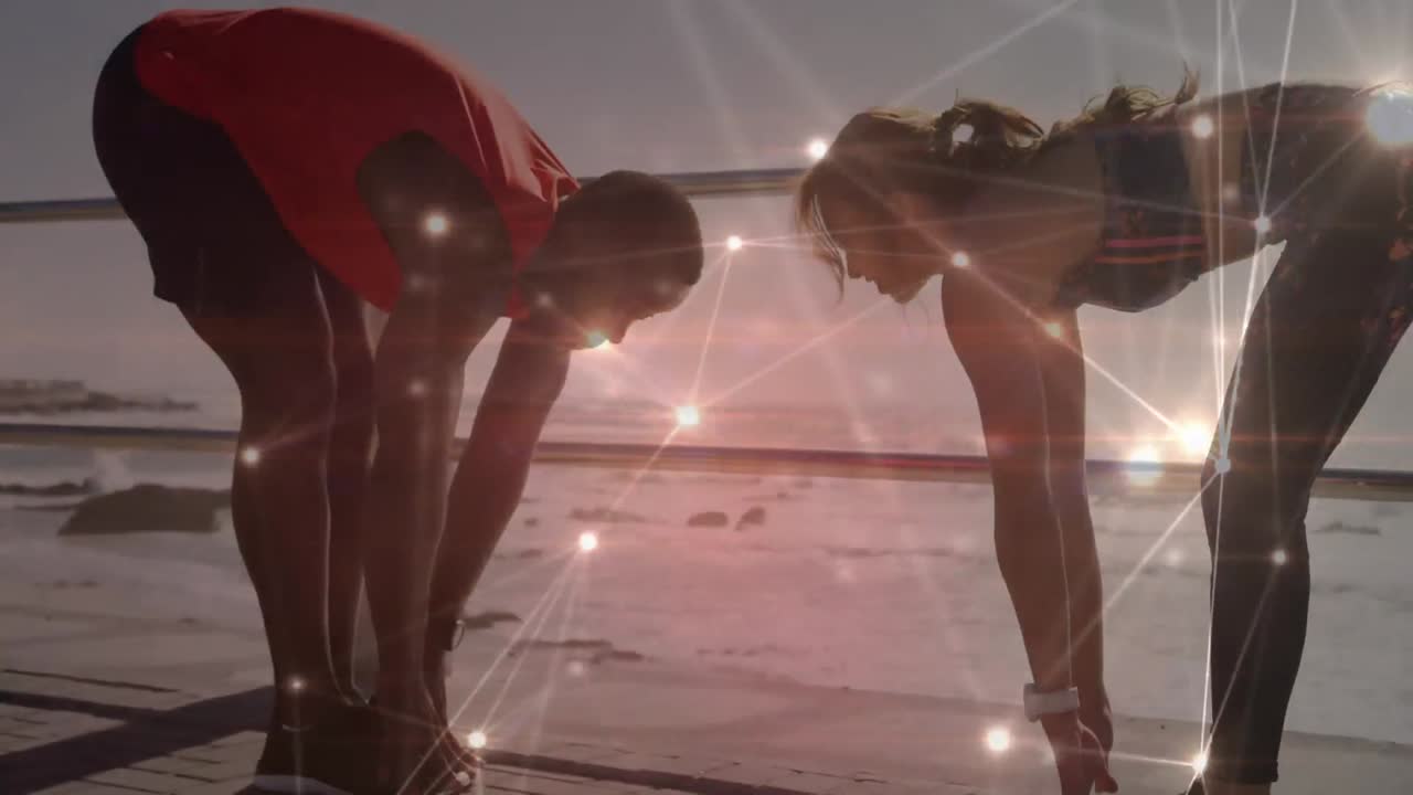 야외 운동을 하는 여성과 남성에 대한 연결 네트워크의 활성화