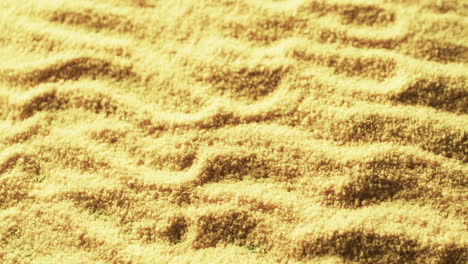 close-up of a textured carpet with a wavy pattern