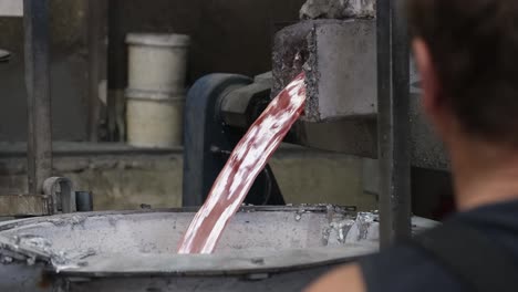 aluminium casting at the aluminium foundry