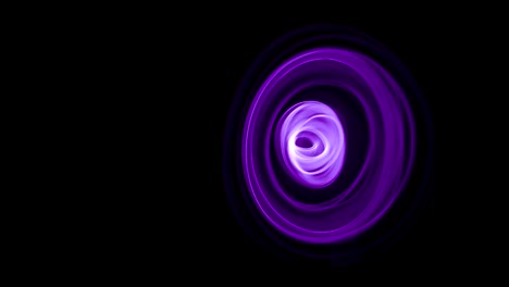 glowing abstract curved blue and magenta lines - light painted 4k video timelapse