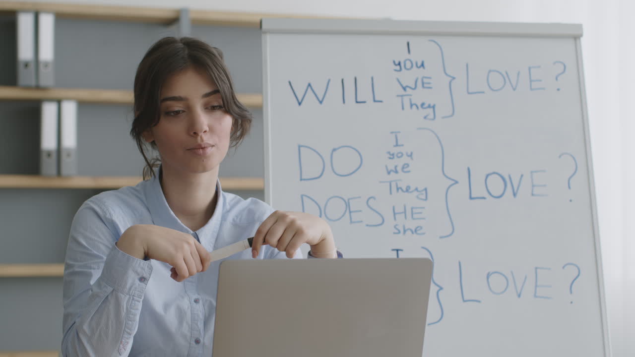 lección de inglés en línea