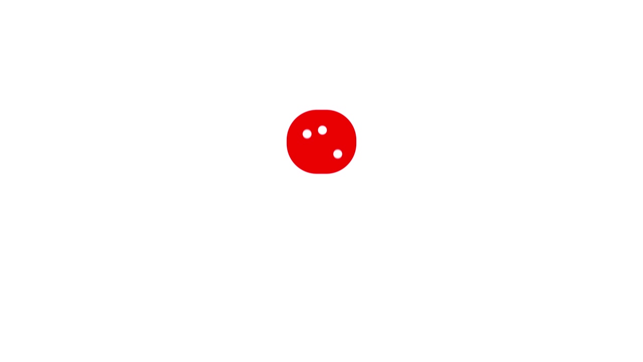 Voice recording podcast Red microphone and sound waves Animation on white background