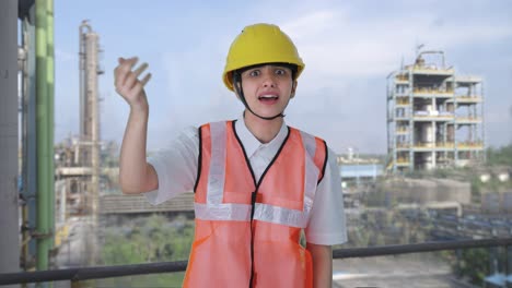 Angry-Indian-female-architect-shouting-on-workers