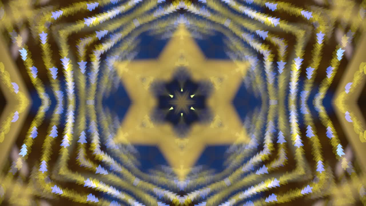 forma de estrella árbol de navidad abstracto