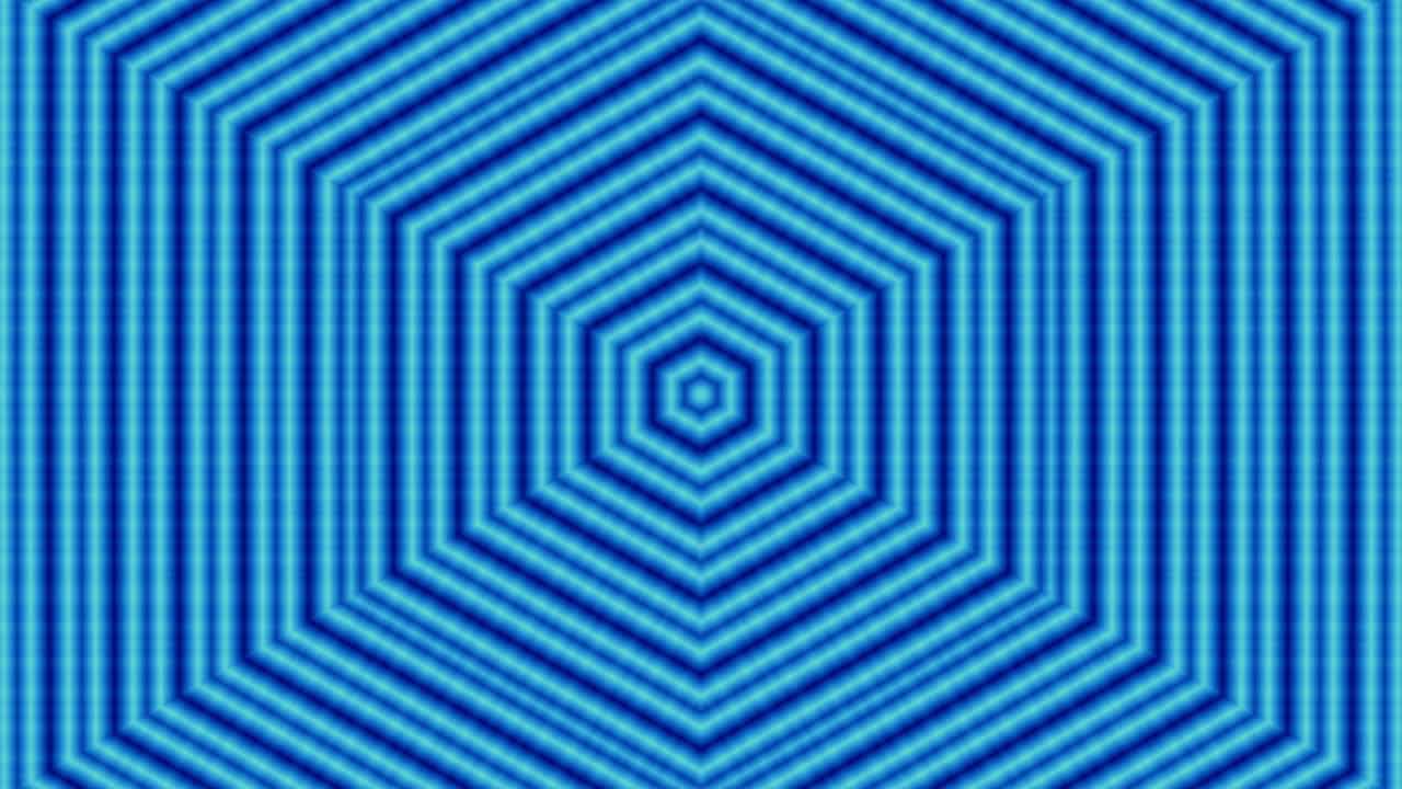 Hypnotism. Hypnosis. Kaleidoscopic looping