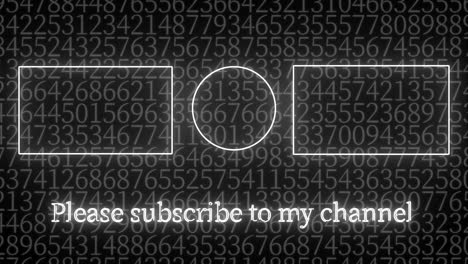 Random number end card ending screen motion graphics
