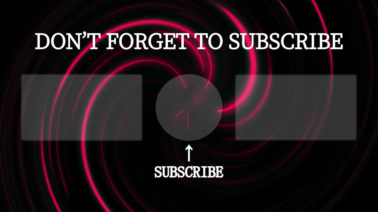 vórtice de neón tarjeta de finalización pantalla de finalización gráficos de movimiento