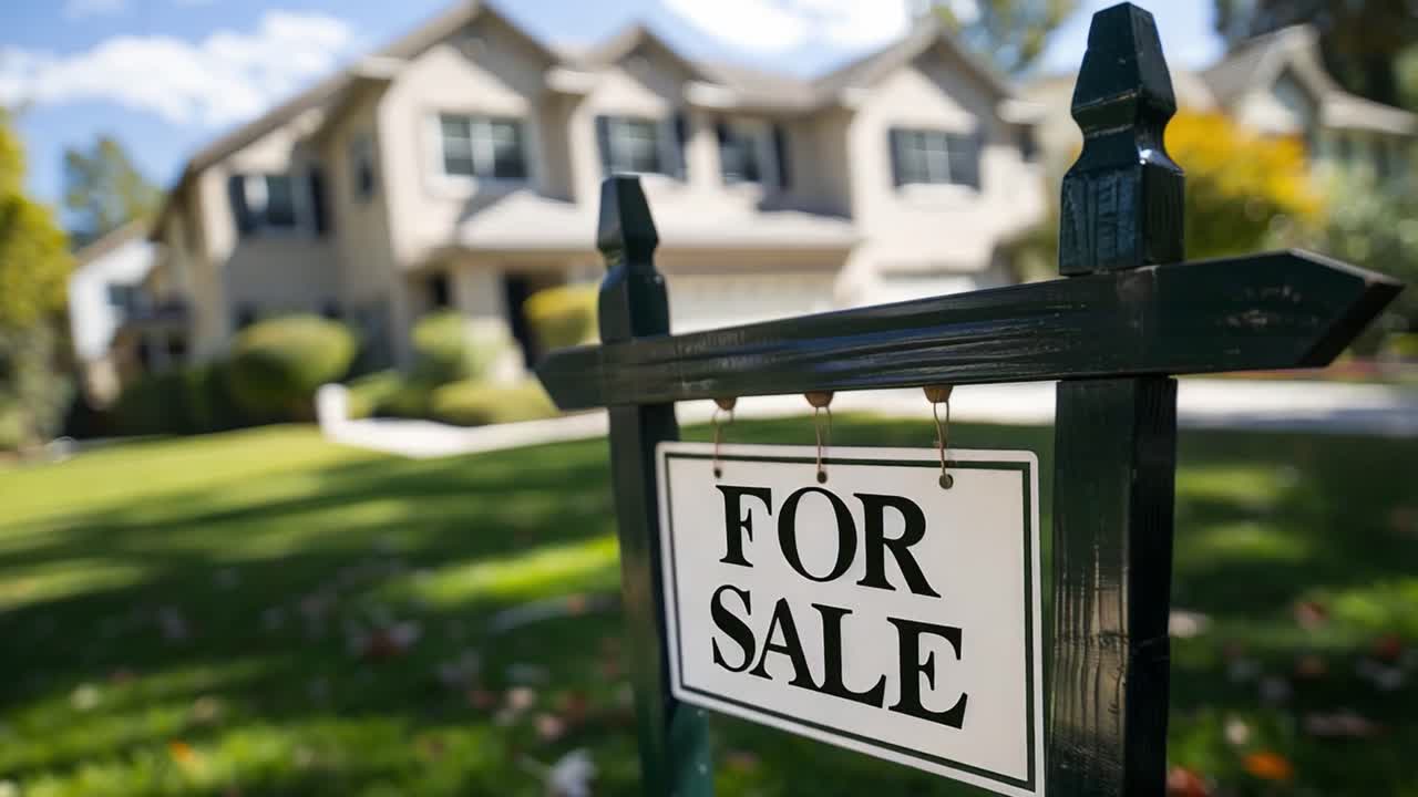 Exterior of a well-maintained house with a green lawn and landscaping