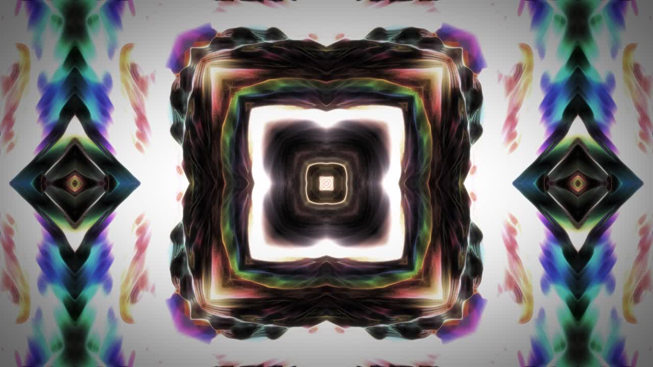 fondo de caleidoscopio colorido - patrón único sin costuras