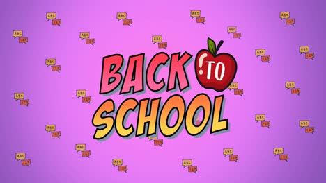 Animation-of-back-to-school-text-over-school-icons