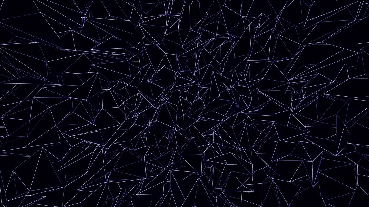 Abstract Geometric Pattern with Lines and Polygons