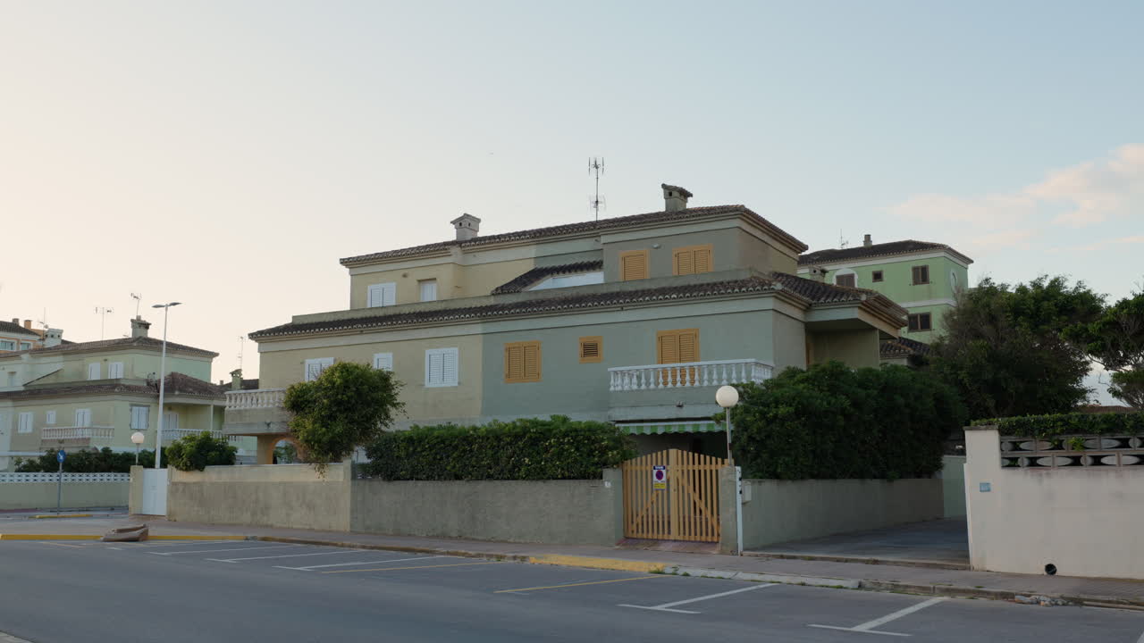 Residential Buildings on a Sunny Day