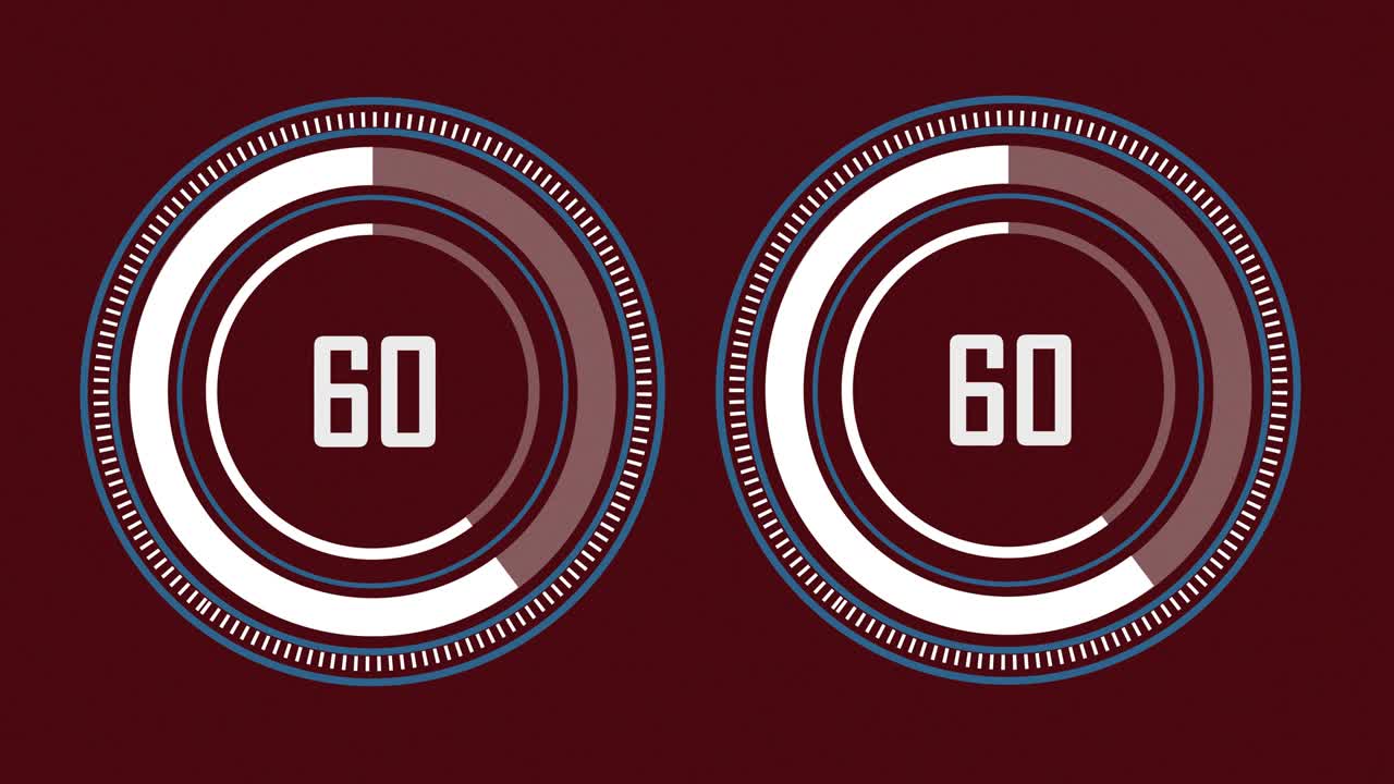 진행 바 - 디지털 스타일, 방사선 디자인