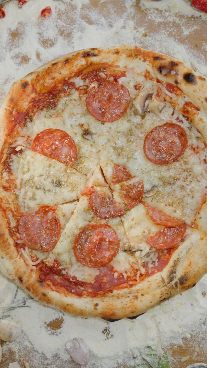 Pizza al salame piccante