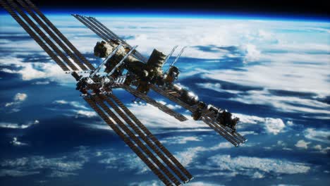 la estación espacial internacional. elementos de esta imagen proporcionados por la nasa
