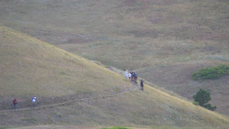 Biker-riding-in-the-mountains-of-Colorado