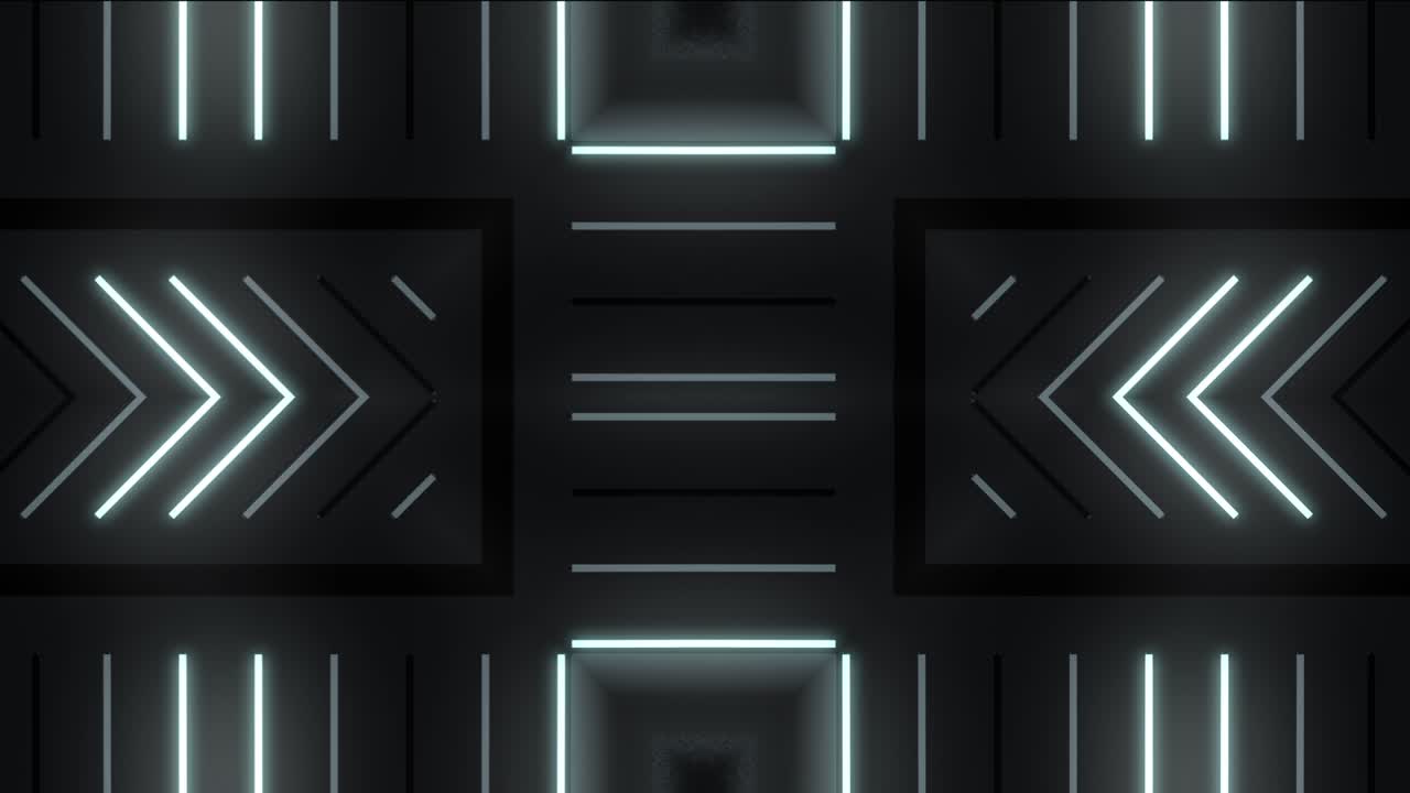 patrón geométrico de neón abstracto