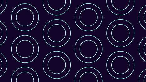 mesmerizing blue and white circular pattern on dark background