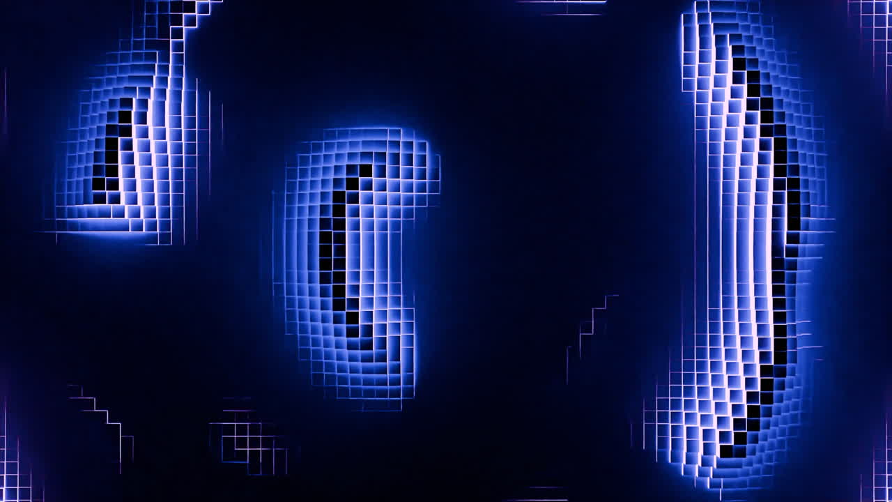 patrón geométrico azul abstracto