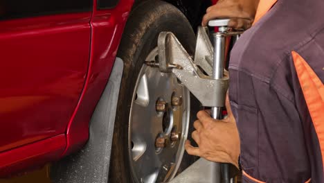 car wheel alignment or repair