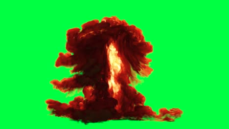 explosion and smoke visual effect