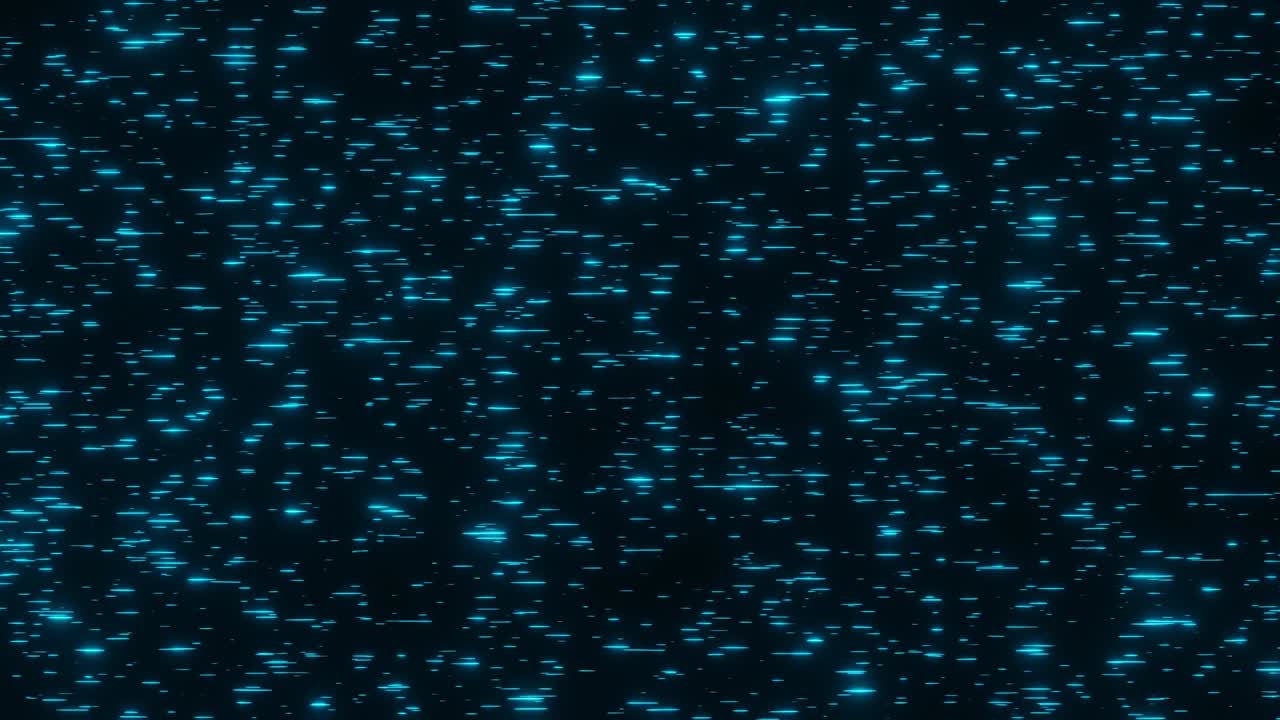 matriz digital resplandeciente abstracta rayas de luz azul en movimiento techno fondo renderizado en 3d