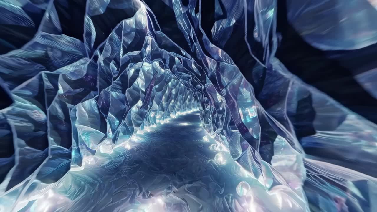 Journey Through an Ice Cave