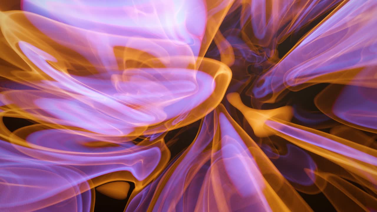 hermoso volumen de fuego movimiento de arte fluyendo