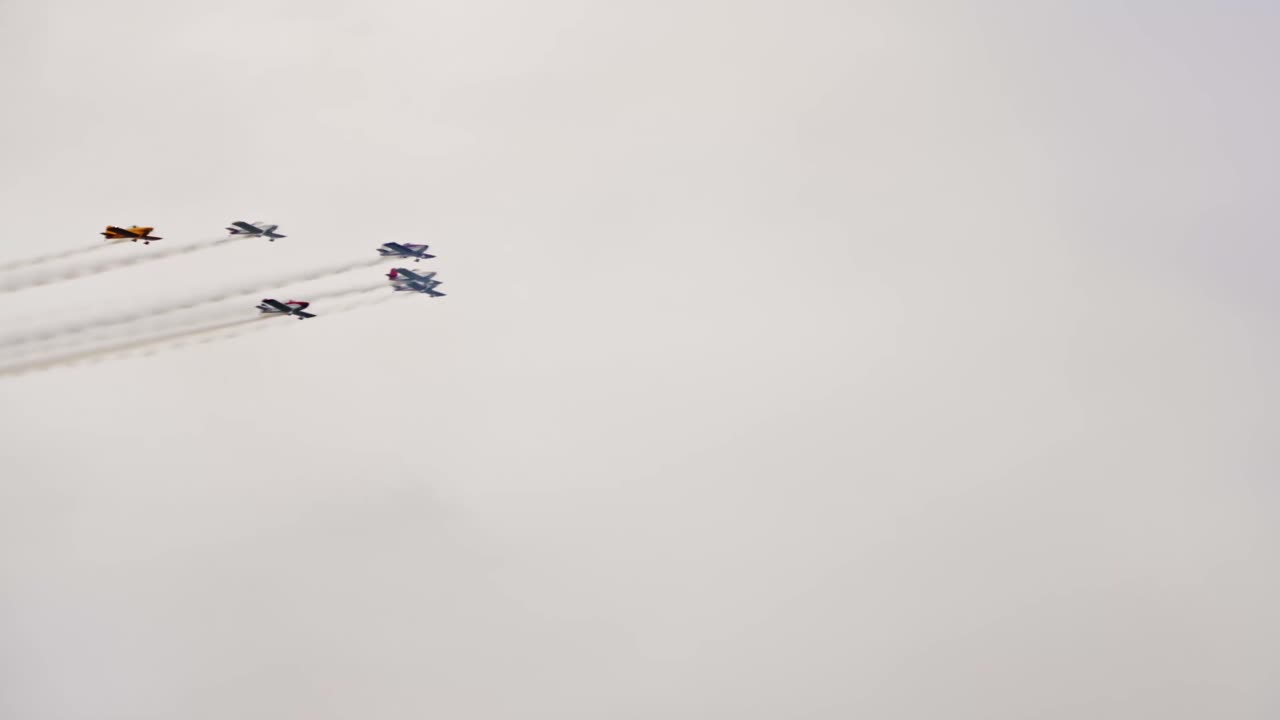 Airplanes Flying in Formation