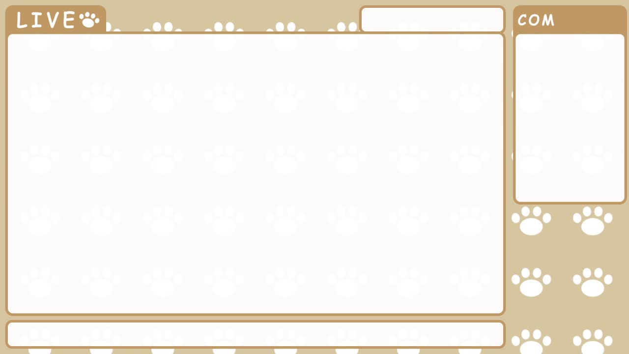 Simple paw Looping streaming background. 1080p (5).mp4