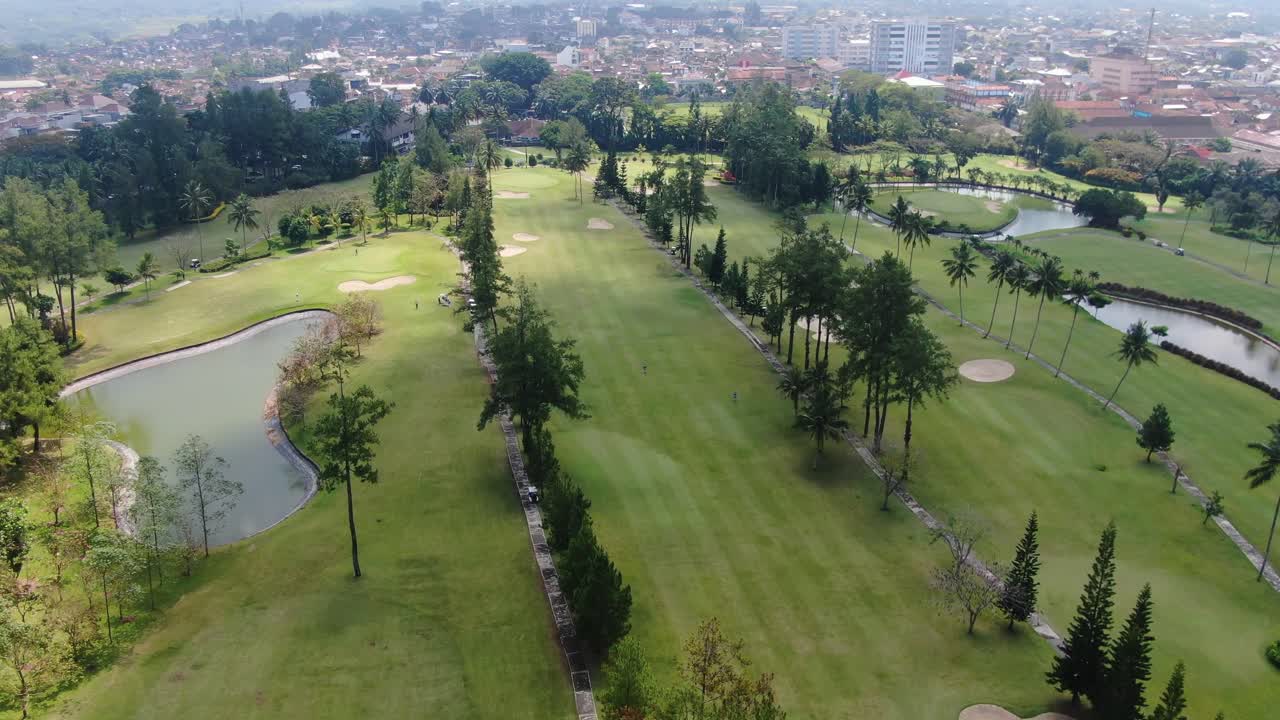 Exotic Golf Course Landscape And City Views Of Free Stock Video Footage  Download Clips Nature