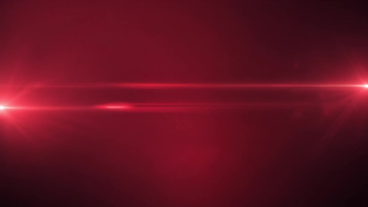Abstract Red Lens Flare Light Leaks on Dark Background