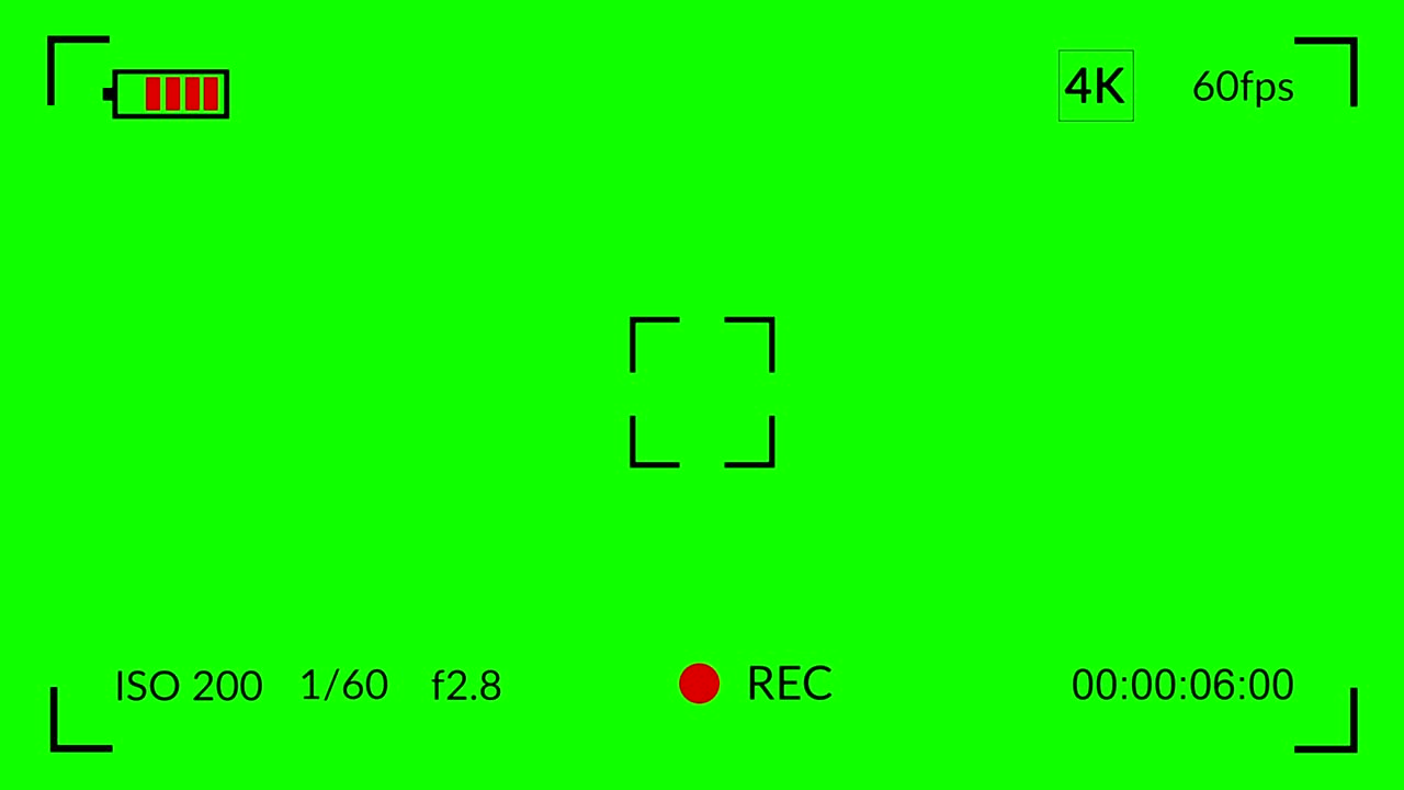 Camera recording screen