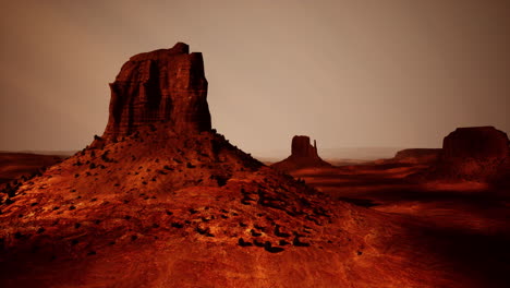 paisaje desértico de roca roja