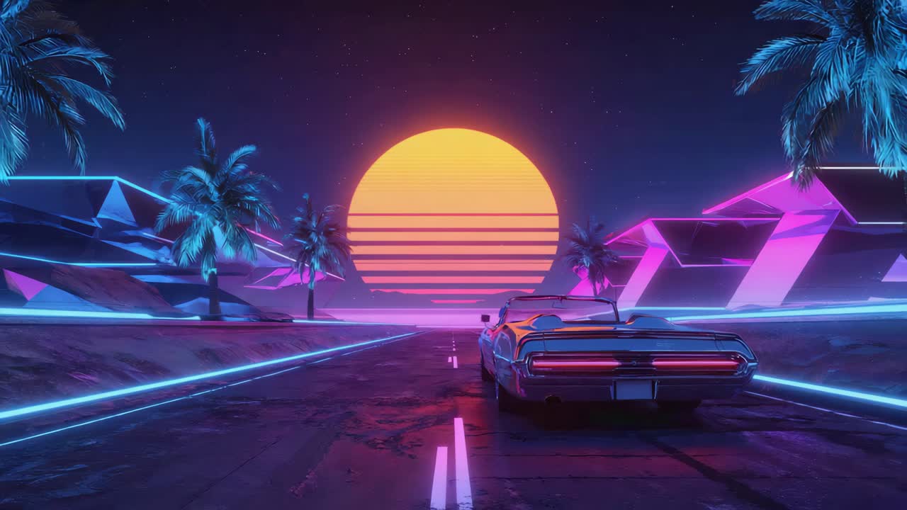 Retro Synthwave Night Drive
