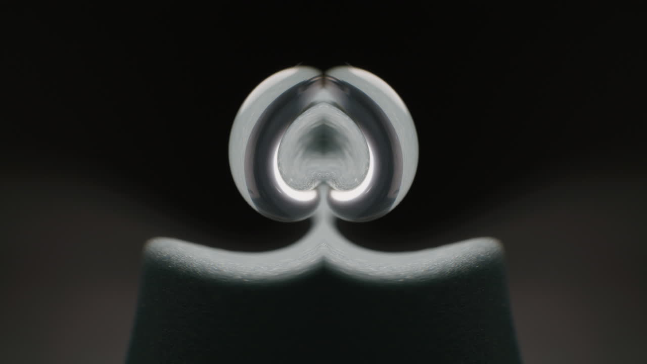 Abstract Light Reflection on a Candle