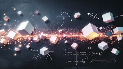 abstract visualization of mathematical concepts and energetic ideas