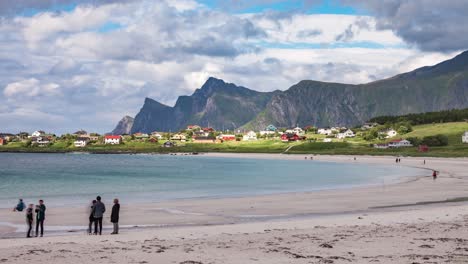 timelapse lofoten archipelago islands beach