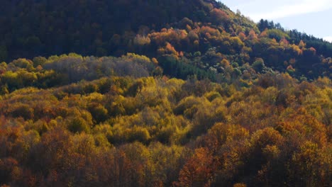 Paisaje-De-Montaña.-Otoño-En-Las-Montañas-De-Los-Balcanes,-Bulgaria